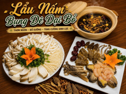 Lẩu nấm bụng dê đại bổ