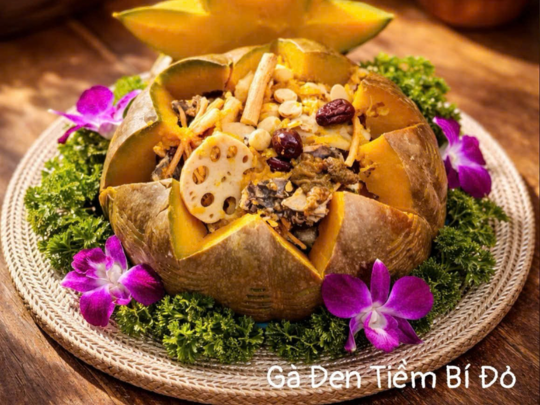 Gà Đen Tiềm Bí Đỏ