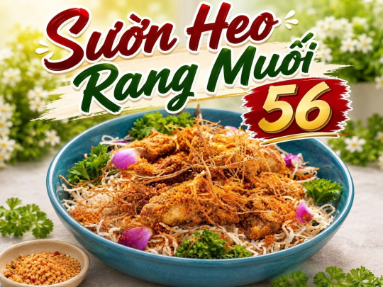 Sườn Heo Rang Muối 56