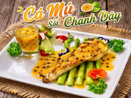 Cá mú sốt chanh dây