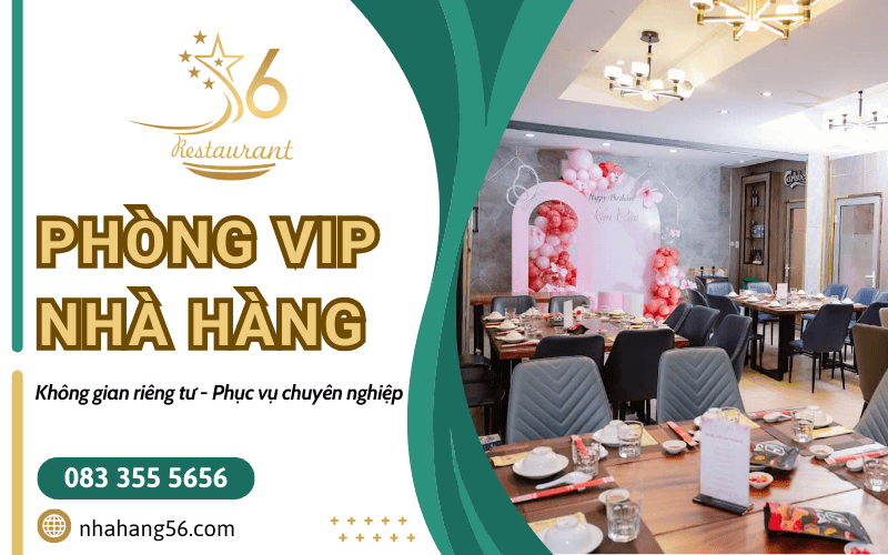 nhà hàng có phòng VIP quận 10